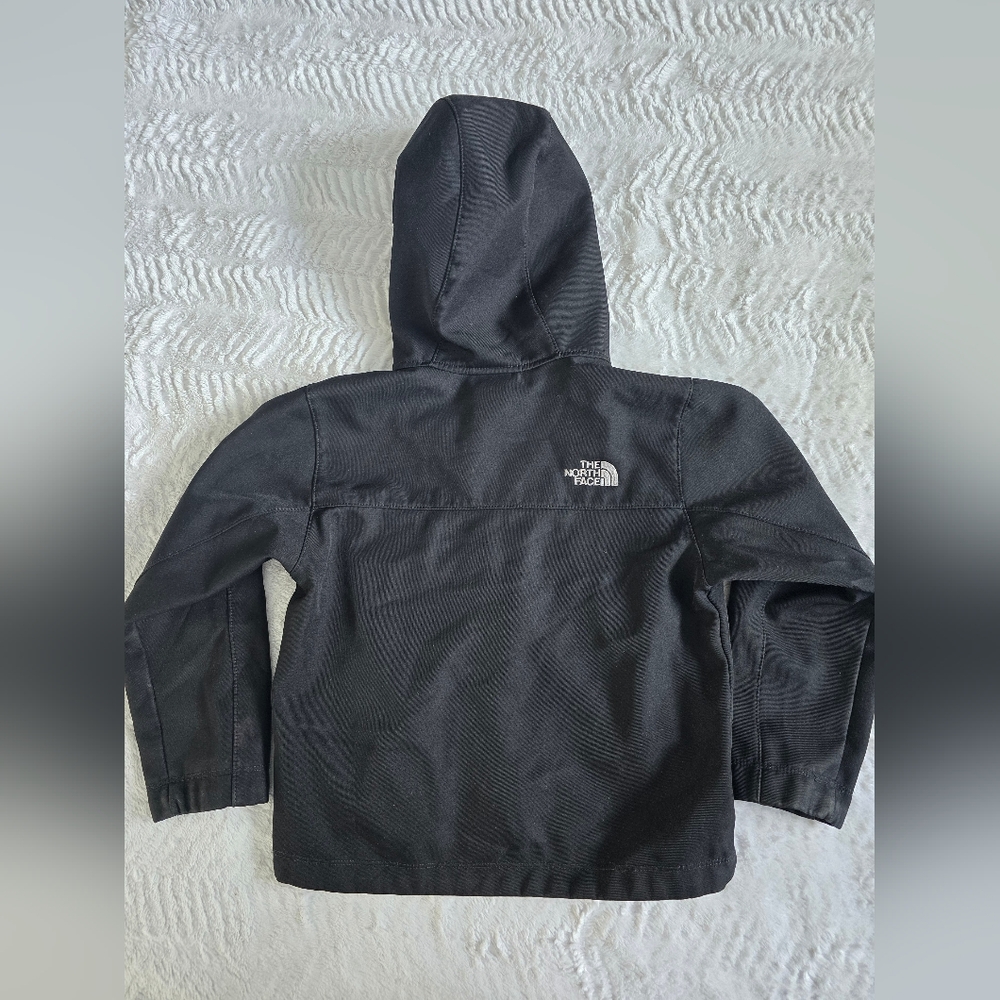 The North Face Black Hooded Jacket Kids Size Xxs (5)